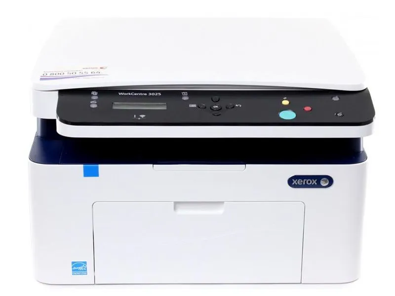 МФУ лазерный XEROX WorkCentre 3025, A4, белый