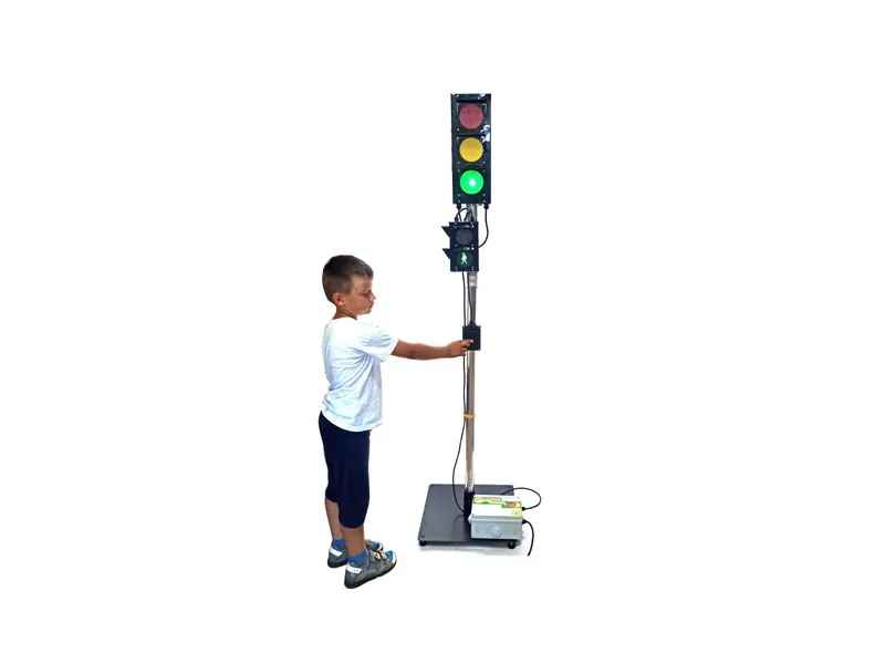 Светофор детский с кнопкой для пешеходов