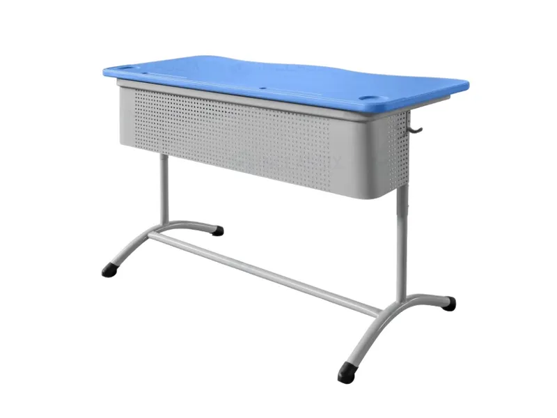 Школьный двухместный стол с перфорированным экраном ШСТ14