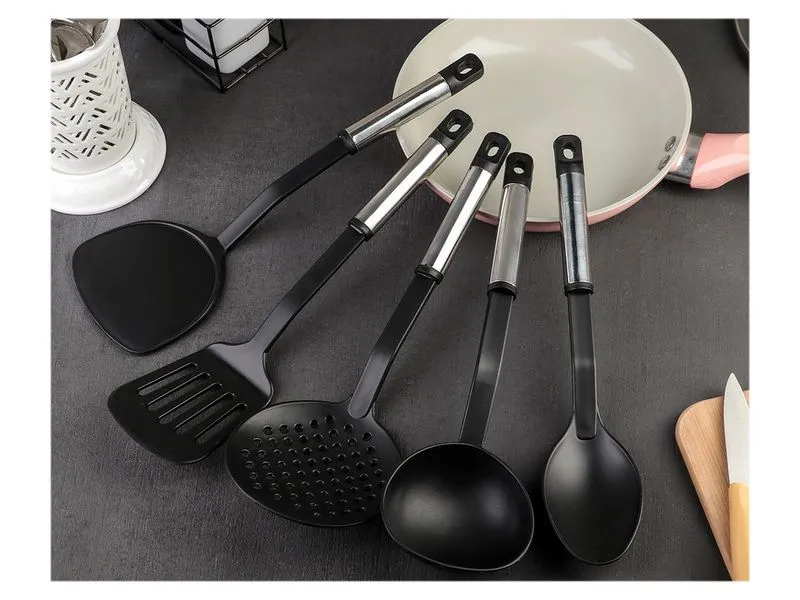 Кухонный набор "Антрацитовый блеск", 5 предметов