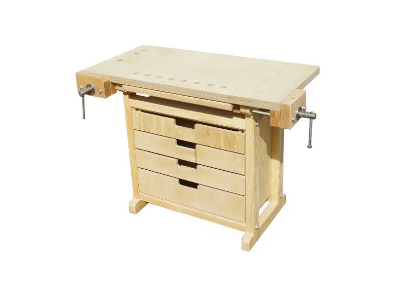 Верстак столярный с тумбой