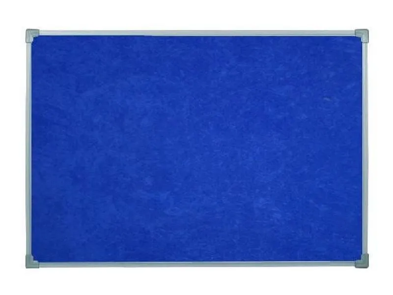 Текстильная доска синяя 100х60 - алюминиевый профиль