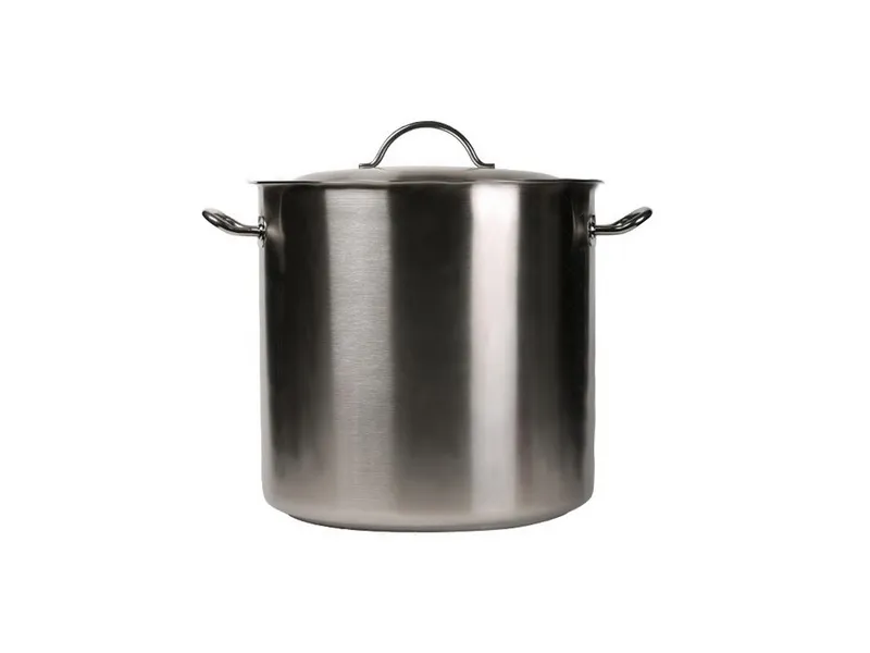 Кастрюля с крышкой, нерж.ст