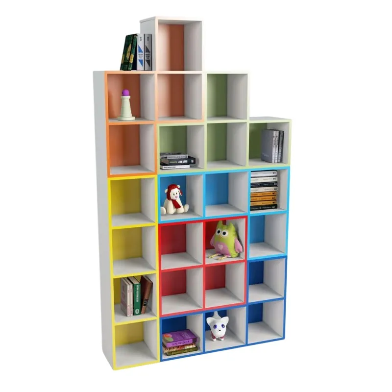 Стеллаж Тетрис прямой малый 1400×350×2450 мм