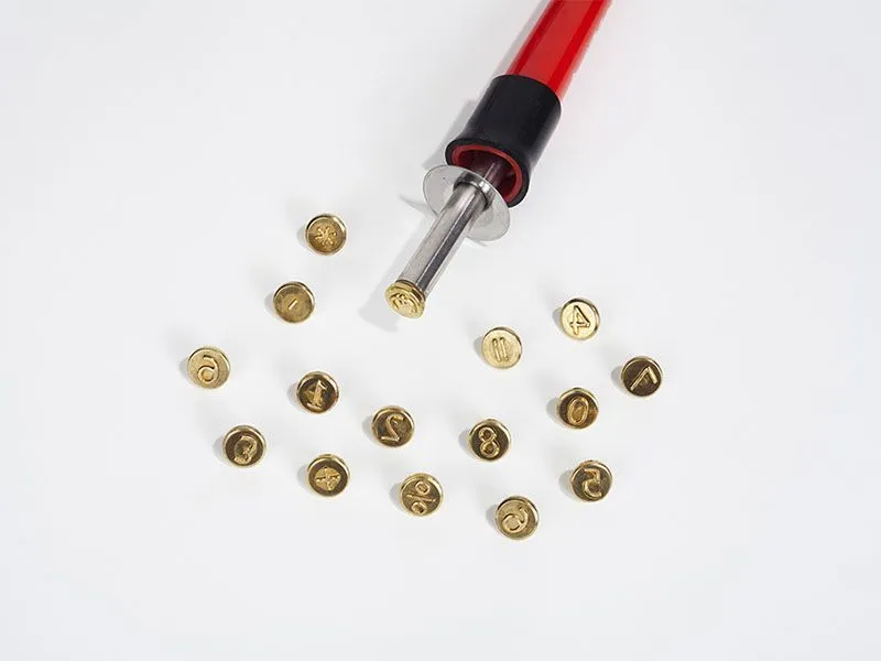 Набор штампов для выжигания «Цифры», 16 шт.