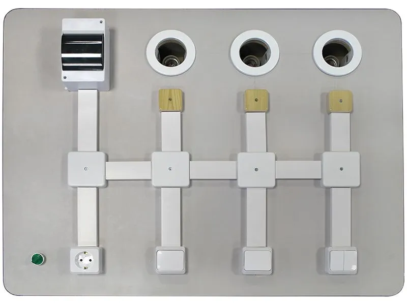 Учебный комплект "Бытовая электропроводка" 24 В