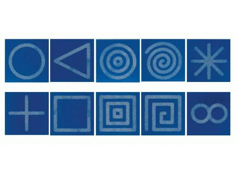 Большие тактильные доски, 10 шт