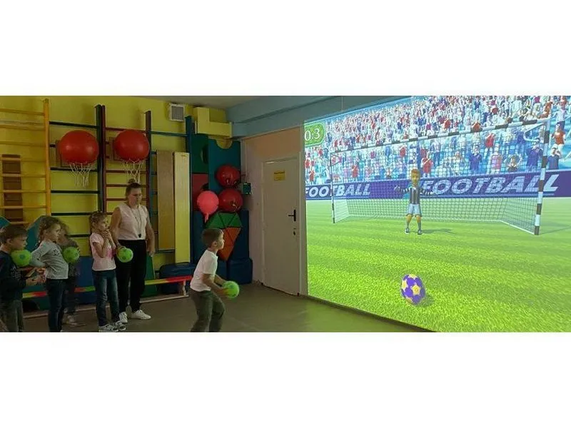 Интерактивная стена Спортбол с Kinect