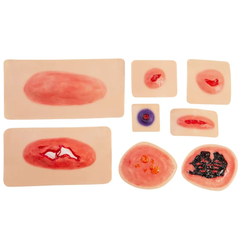 Комплект накладных травм для манекена, 8 шт