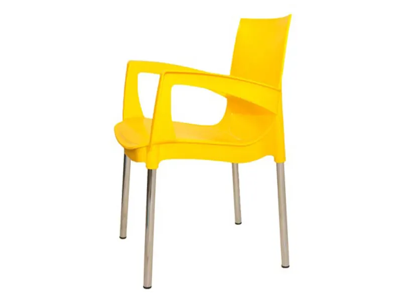 Стул пластиковый Ricco с подлокотниками 56х60х84 см