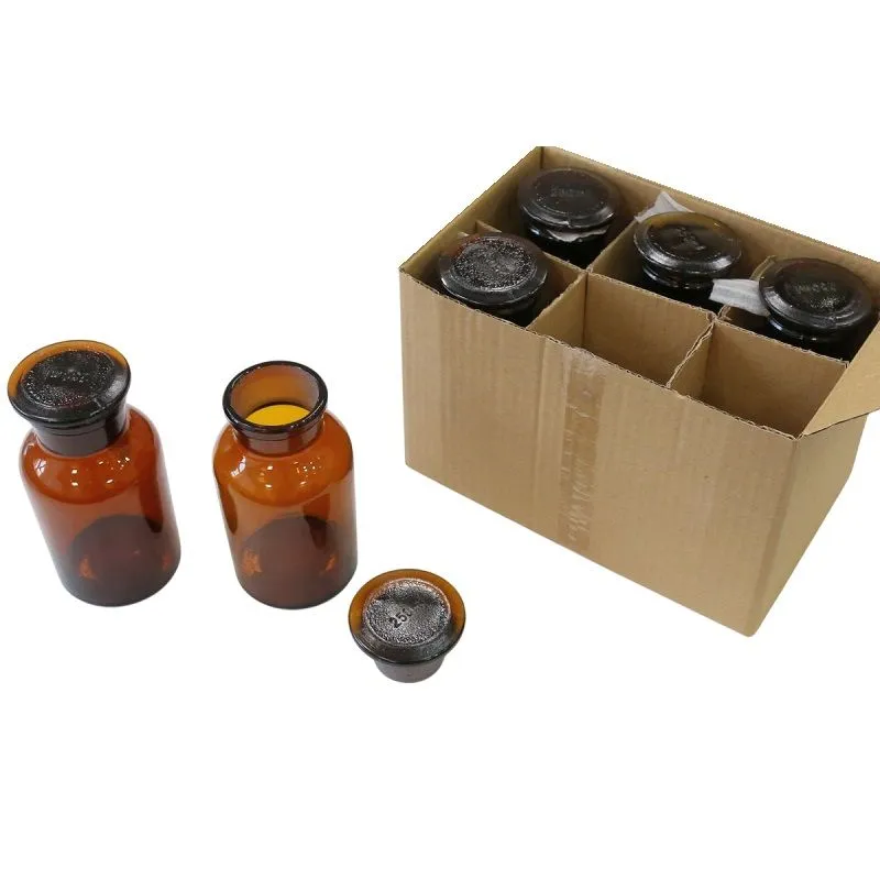 Флаконы тёмного стекла — набор 6 шт.