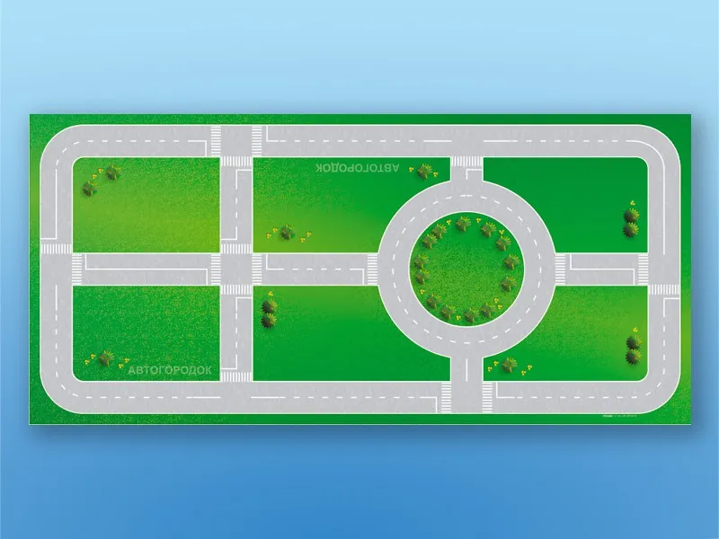 Настольно-напольная игра Азбука дорог + магниты