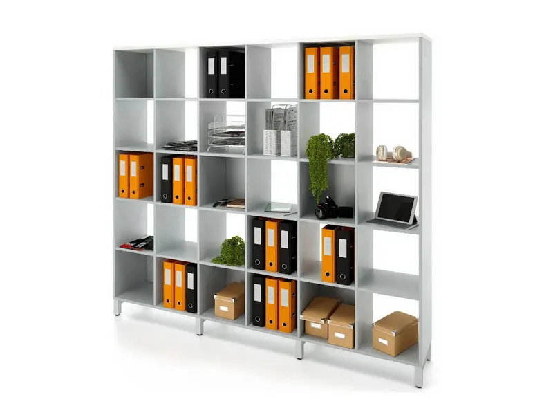 Стеллажная система MIX 5x6, на металлокаркасе