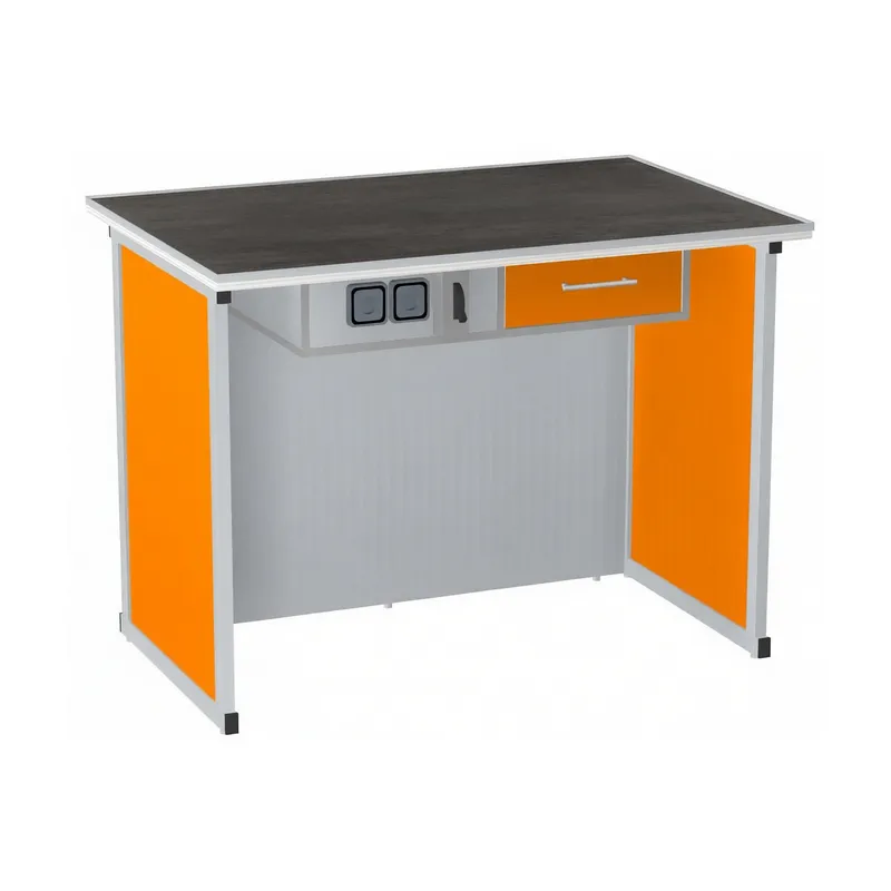 Демонстрационный стол с электрикой, керамогранит 1200 мм