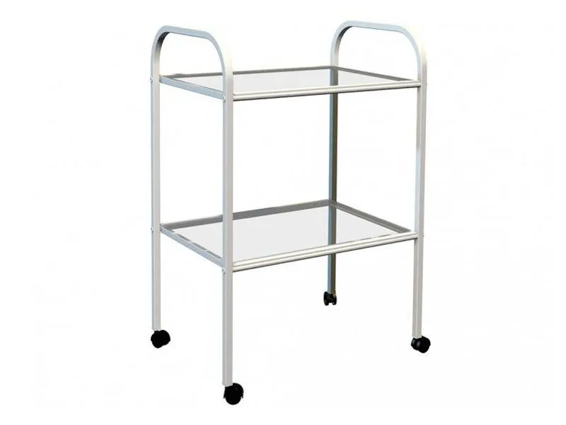 Стол процедурный передвижной MD SP 2G, 2 полки (стекло)