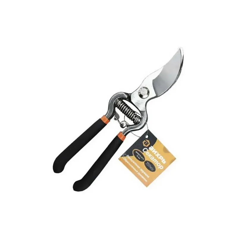 Секатор 200 мм с возвратной пружиной