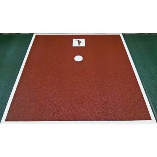 Помост для гиревого спорта, с разметкой