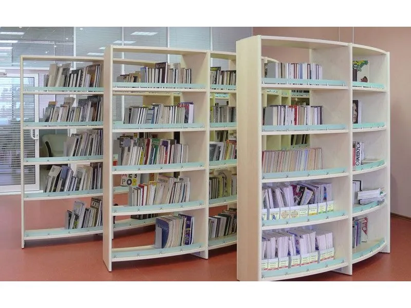 Стеллаж Волна 1-сторонний 6 полок 1000х292x2090 пристраиваемый сквозной