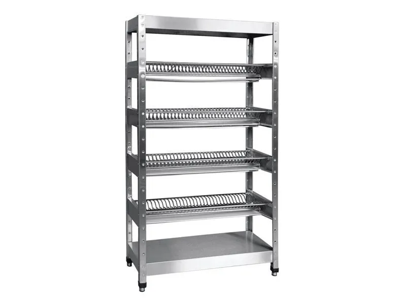 Стеллаж для сушки на 140 тарелок, нерж.ст., 1000х415х1725 мм