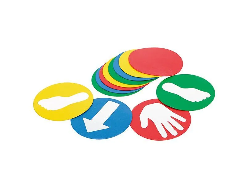 Резиновые метки 12 шт, Ø21 см