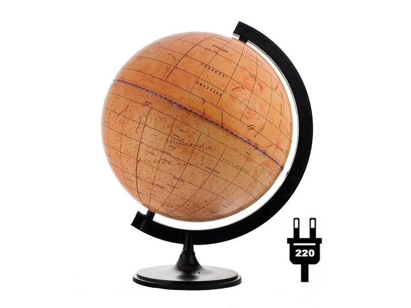 Глобус Марса d=320 мм, с подсветкой