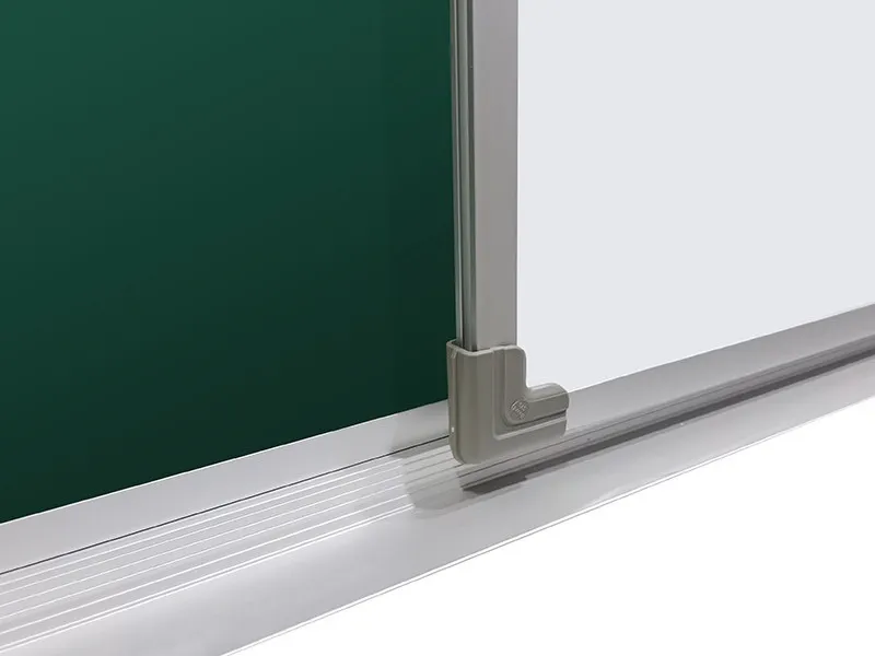Трехэлементная магнитно-комбинированная доска 100х500 - алюминиевый профиль