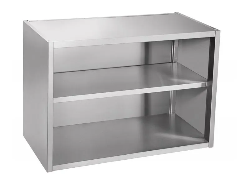 Полка настенная открытая, нерж.ст., 800х400х700 мм