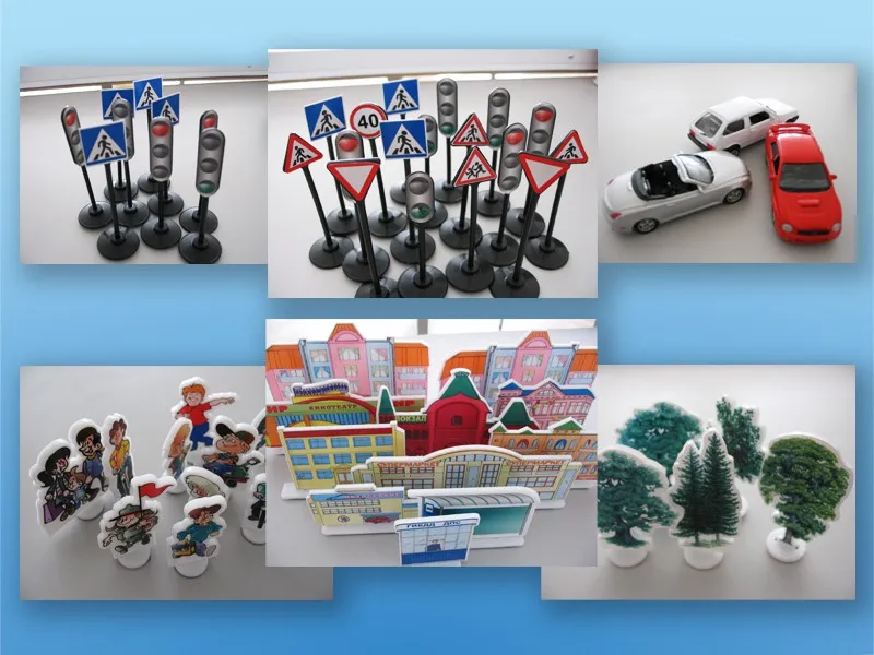 Настольно-напольная игра Азбука дорог + магниты