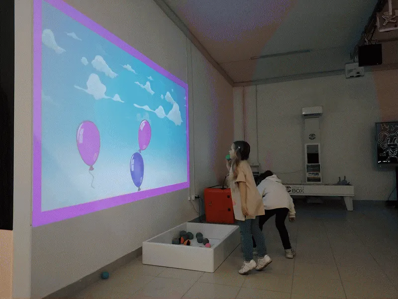 Интерактивная стена «Попадалкин» с 5 играми