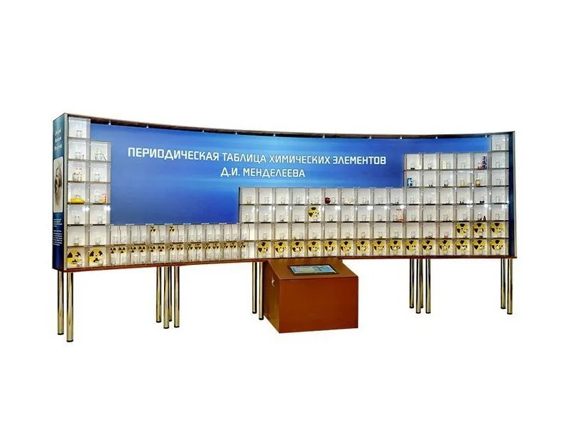 Интерактивный демонстрационный комплекс «Периодическая таблица» напольный