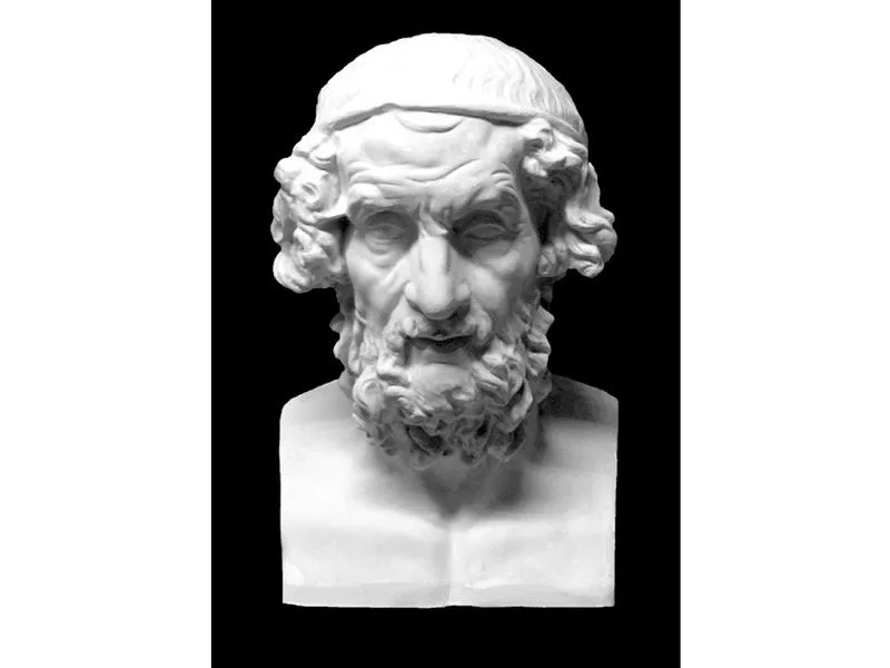 Гипсовый бюст Гомер в натуральную величину