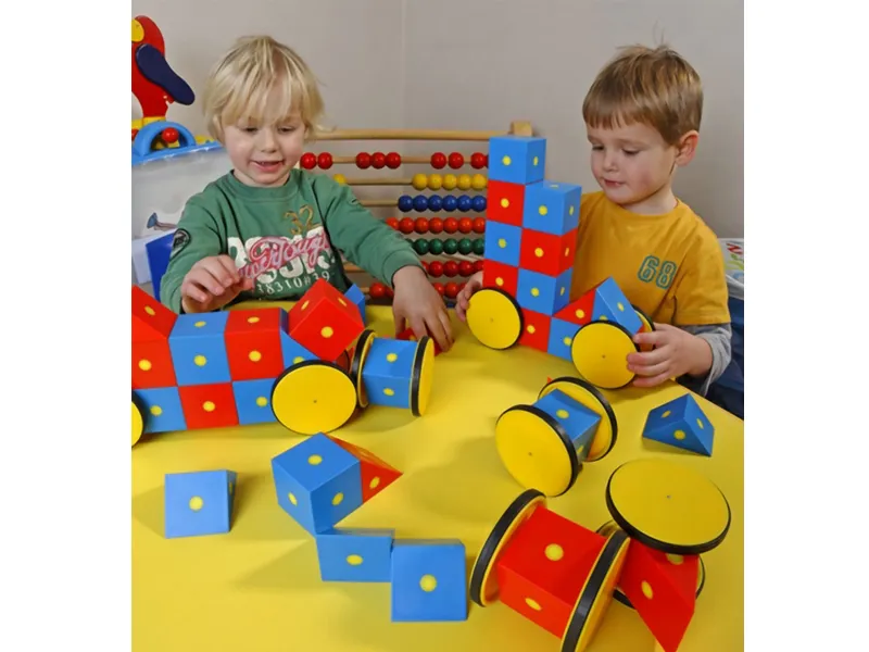 Конструктор Полидрон Магнитные блоки 3D 20 деталей (5+)