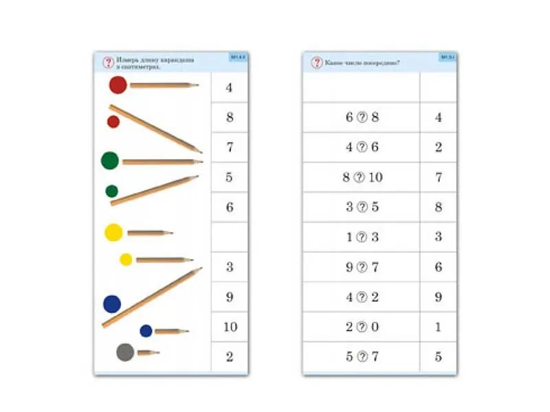 Комплект карточек 10 шт. Обучающий калейдоскоп. Основы счета