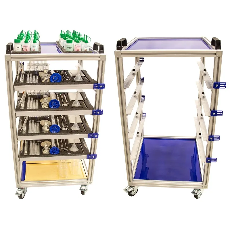 Мобильная стойка ХБЛ-037 для наборов ГИА (высота 930 мм)