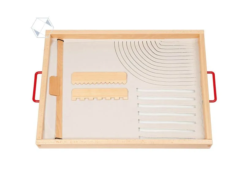 Деревянный ящик-поддон «Рисуем на песке» (базовый)