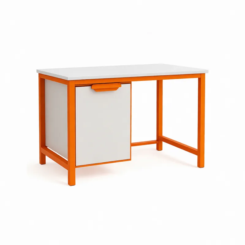 Стол с тумбой АЛКМ-ЛМФ4 1200×600 мм