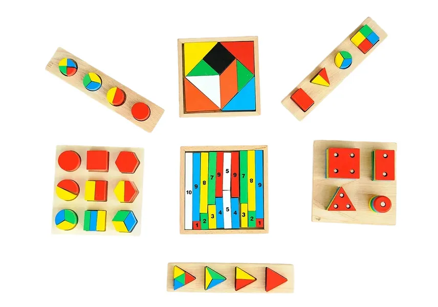 Монтессори набор 14 в 1 (деревянный)