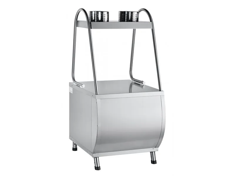 Прилавок для столовых приборов и подносов Патша, нейтр.шкаф, L630 мм