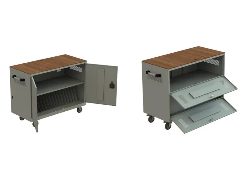 Тележка для ноутбуков, 18 ячеек