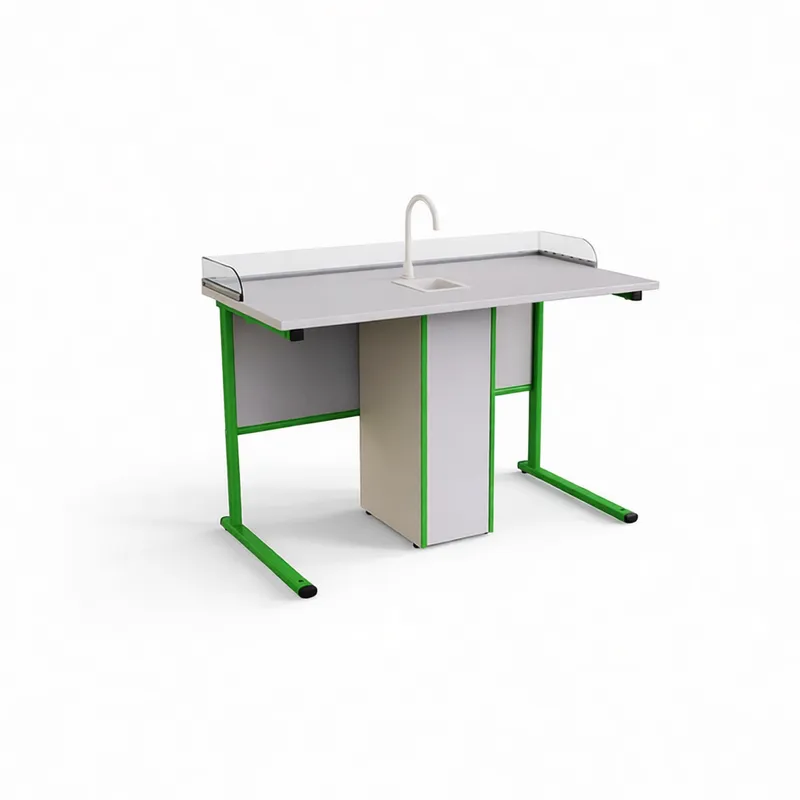 Стол ученический с сантехникой, столешница 26 мм