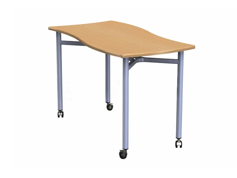 Стол ученический двухместный "Облачко" регулируемый