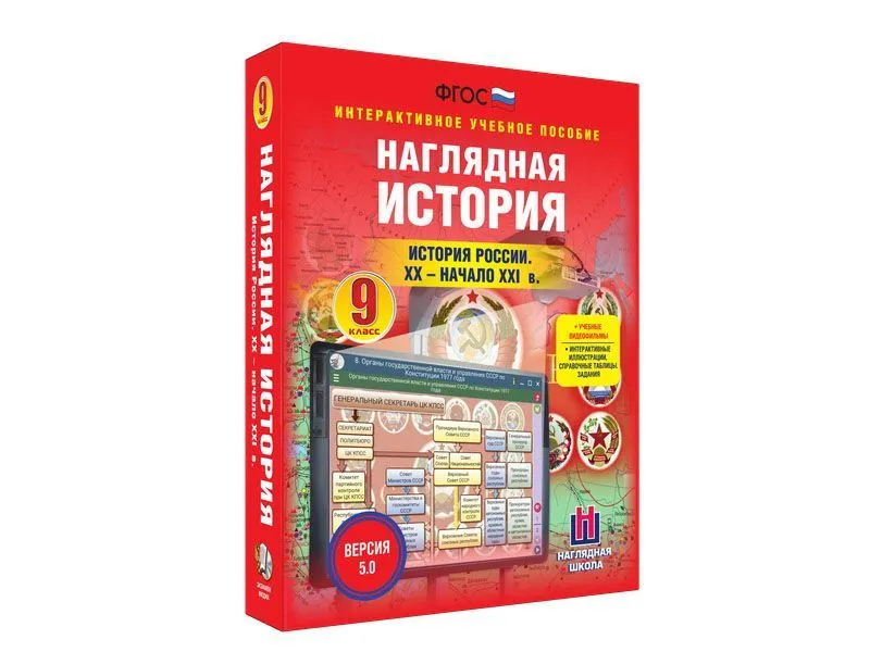 История России XX — начало XXI века, 9 класс (интерактив)