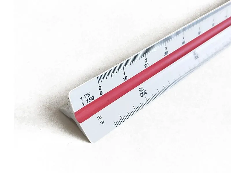 Линейка визирная пластиковая