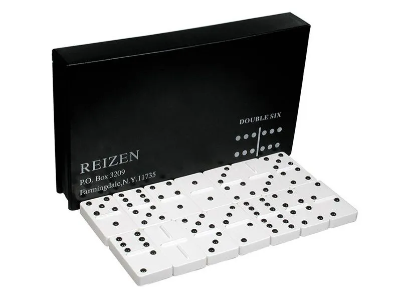 Классическое домино с осязаемыми выпуклыми точками