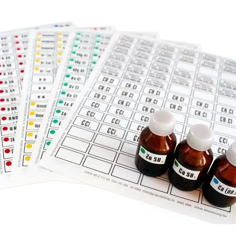 Набор самоклеящихся этикеток для лаборатории ЭДГ-933