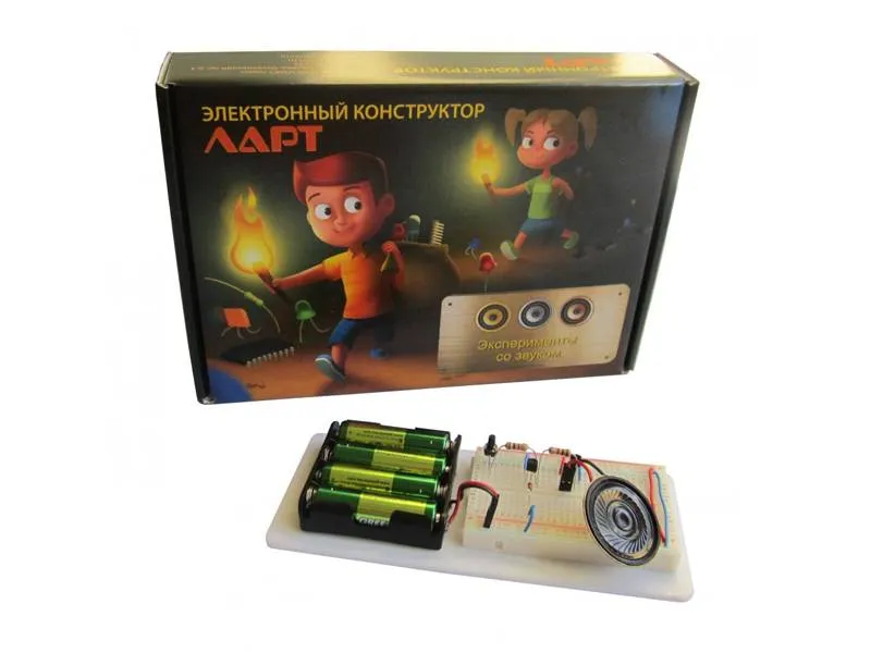 Конструктор звуковых схем «Эксперименты» с микрофоном