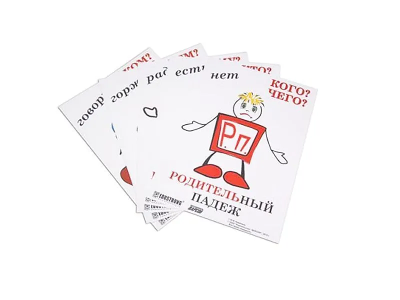 Таблицы «Падежи‑человечки» A3