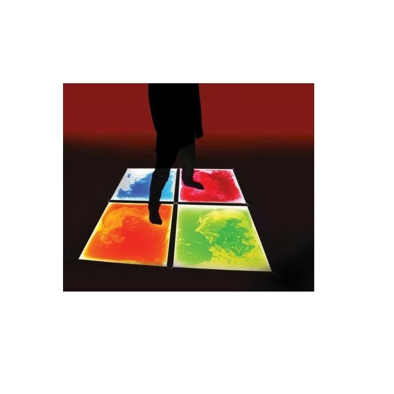 Светящийся пол «Жидкая лава» 105×105 см