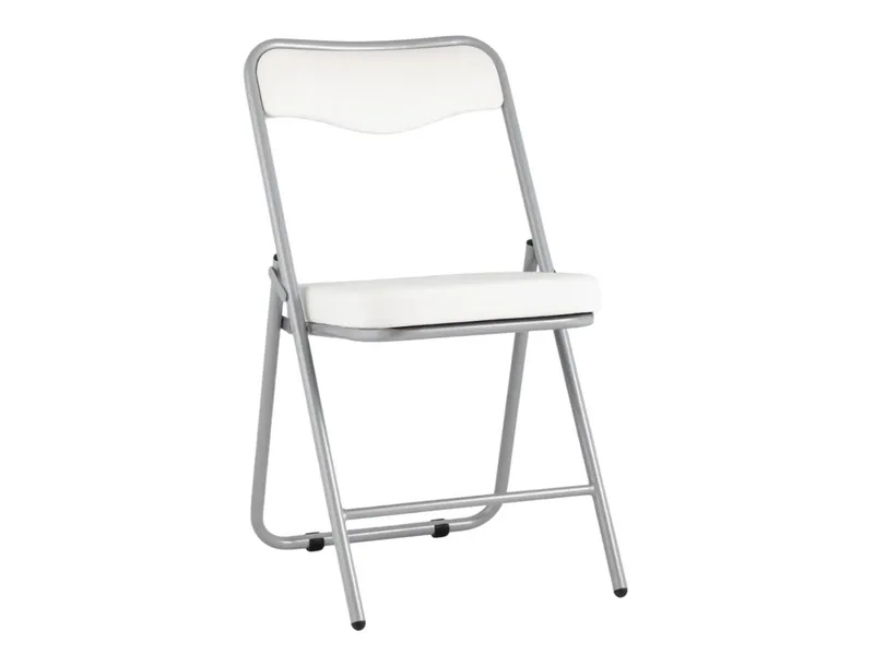 Складной стул экокожа, каркас металлик