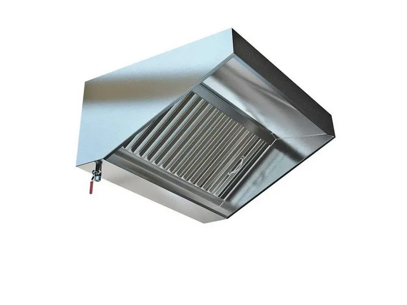 Зонт вытяжной пристенный, 1000x1000x400 мм